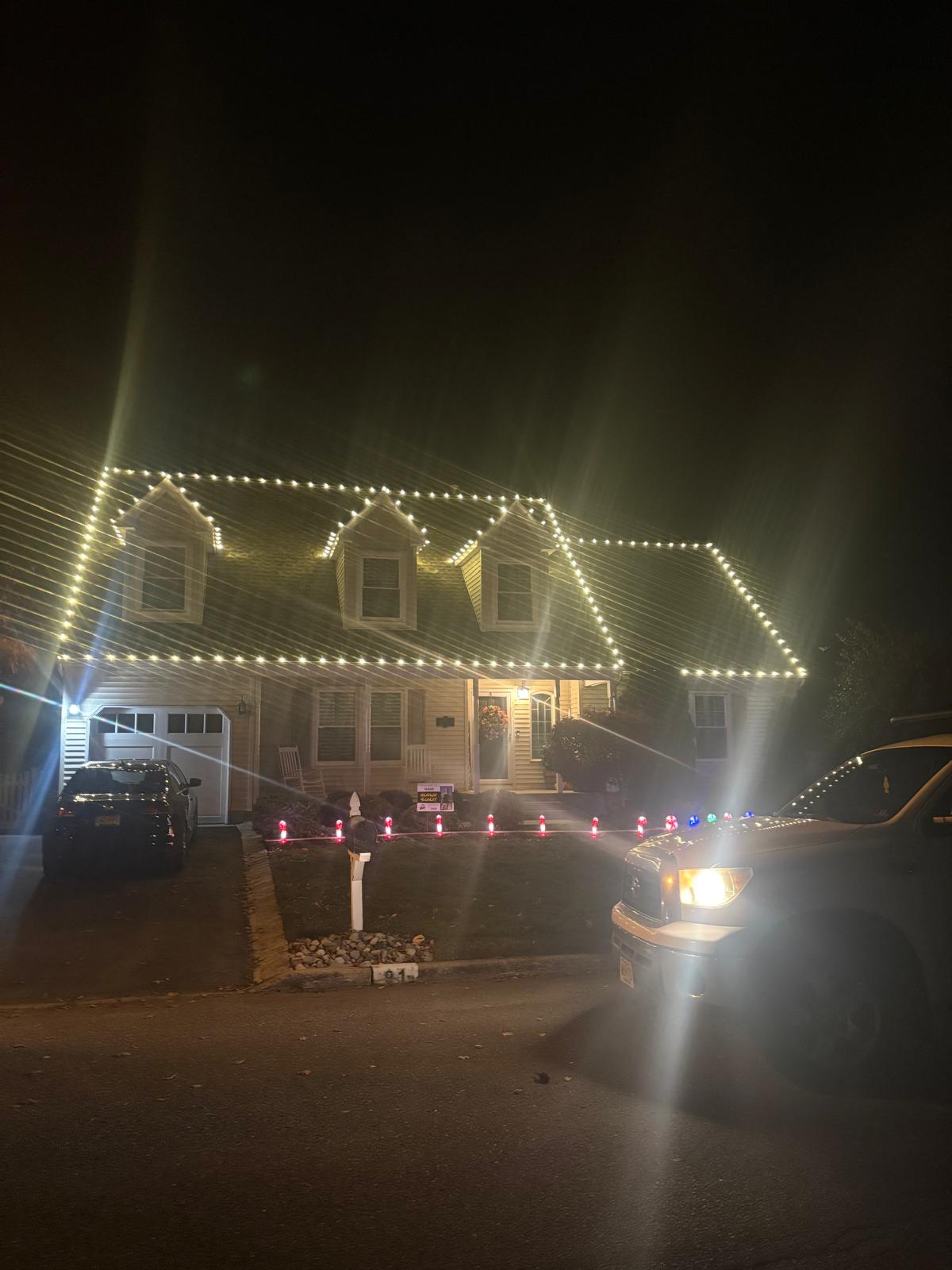 Jersey Boys Christmas lighting installation 2