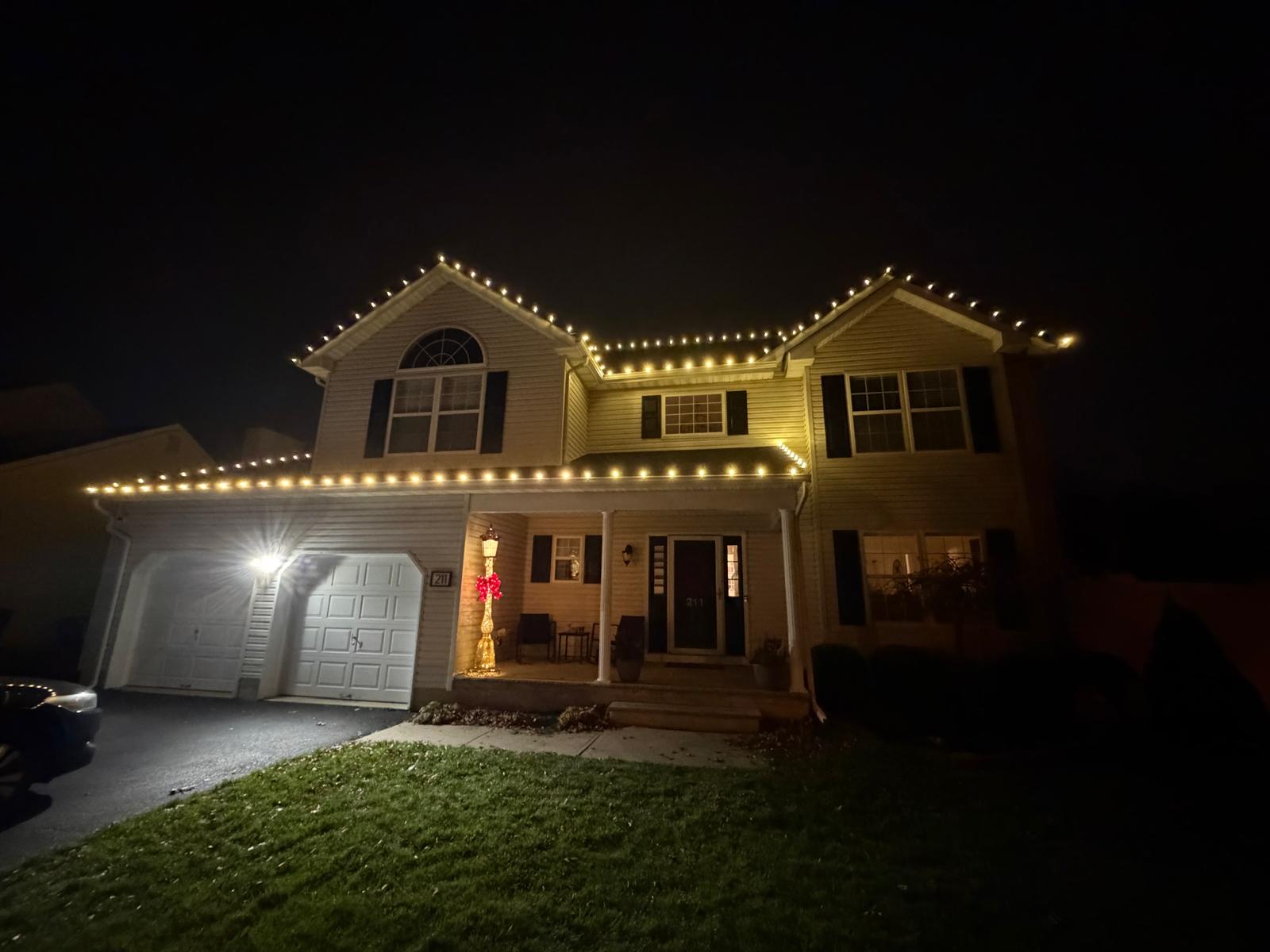 Jersey Boys Christmas lighting installation 3